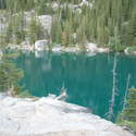 Colchuck Lake's emerald waters